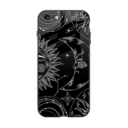Celestial Duo back phone cover | glass case for iphone 6s plus