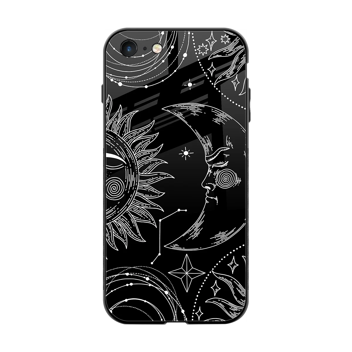 Celestial Duo back phone cover | glass case for iphone 7