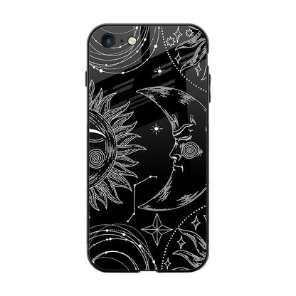 Celestial Duo back phone cover | glass case for iphone 7