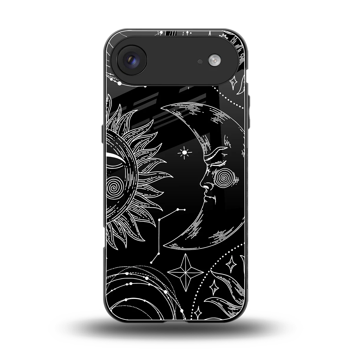 Celestial Duo back phone cover | glass case for iphone air