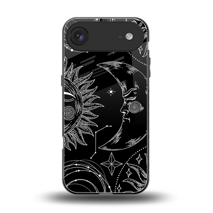 Celestial Duo back phone cover | glass case for iphone air