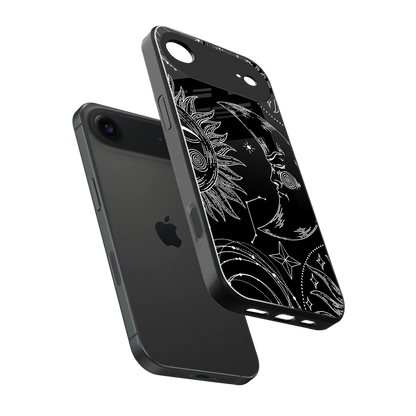 Celestial Duo sleek iphone air cover with tempered glass back and TPU edges