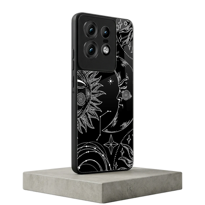 Celestial Duo motorola edge 50 pro mobile cover | shockproof glass phone case