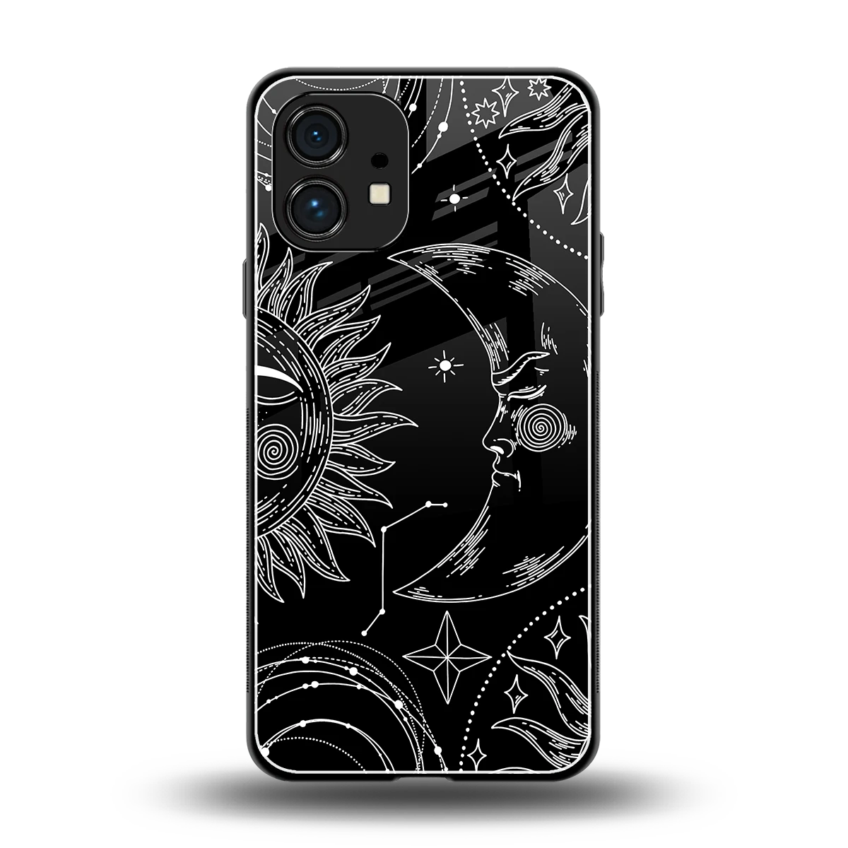 Celestial Duo back phone cover | glass case for nothing phone 1