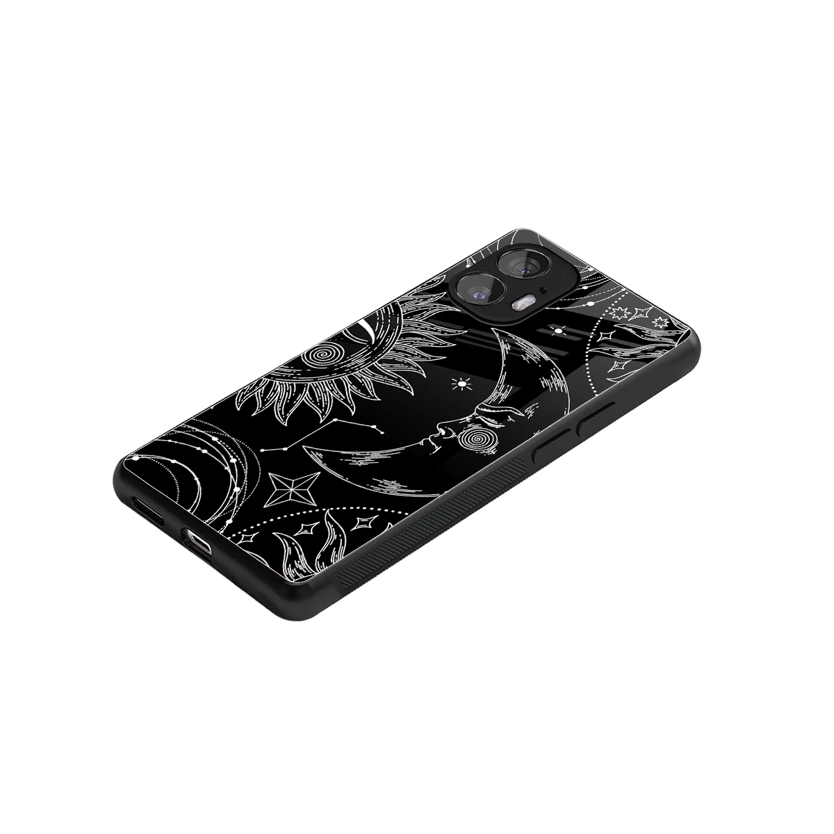 Celestial Duo stylish phone case for nothing phone 2 | glossy glass and slim fit
