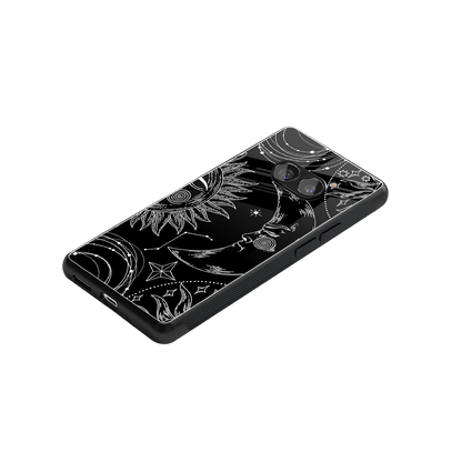 Celestial Duo stylish phone case for nothing phone 2a | glossy glass and slim fit