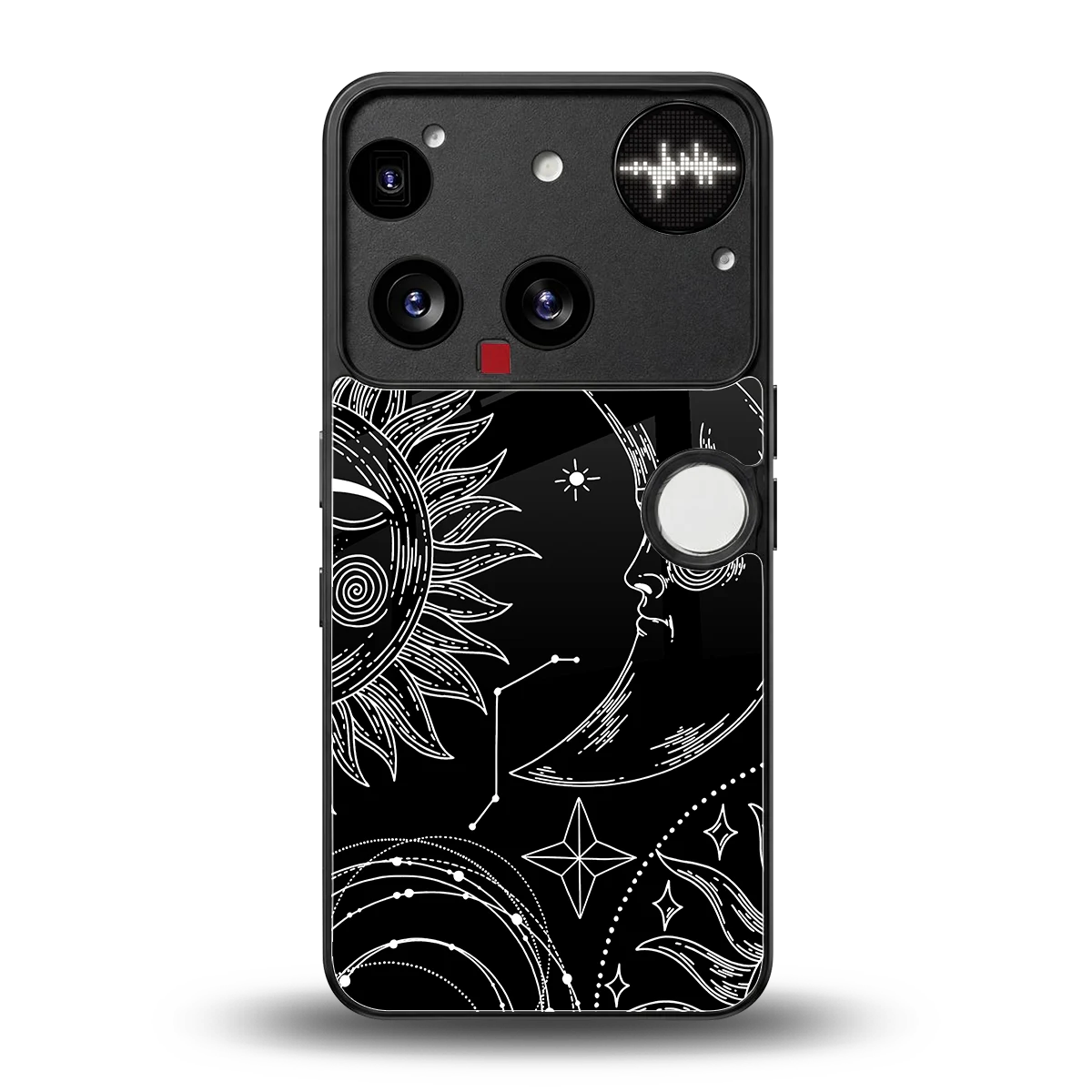 Celestial Duo back phone cover | glass case for nothing phone 3