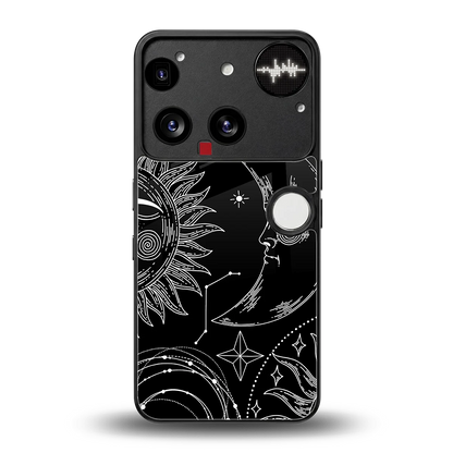 Celestial Duo back phone cover | glass case for nothing phone 3