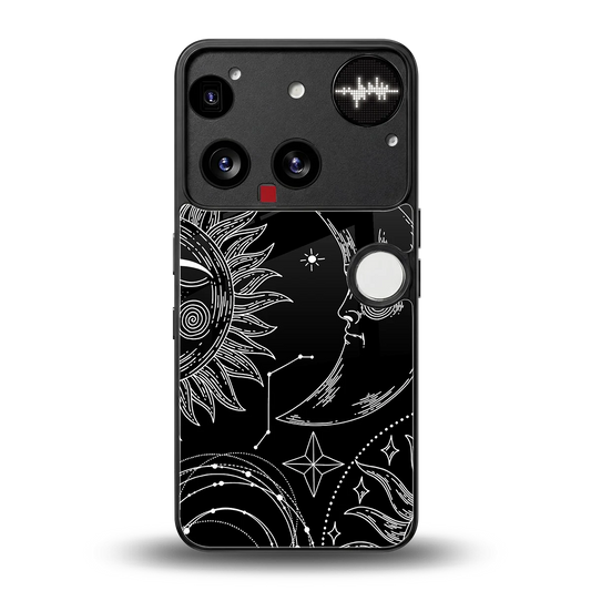 Celestial Duo back phone cover | glass case for nothing phone 3