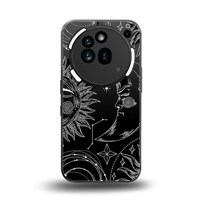 Celestial Duo back phone cover | glass case for nothing phone 3a pro