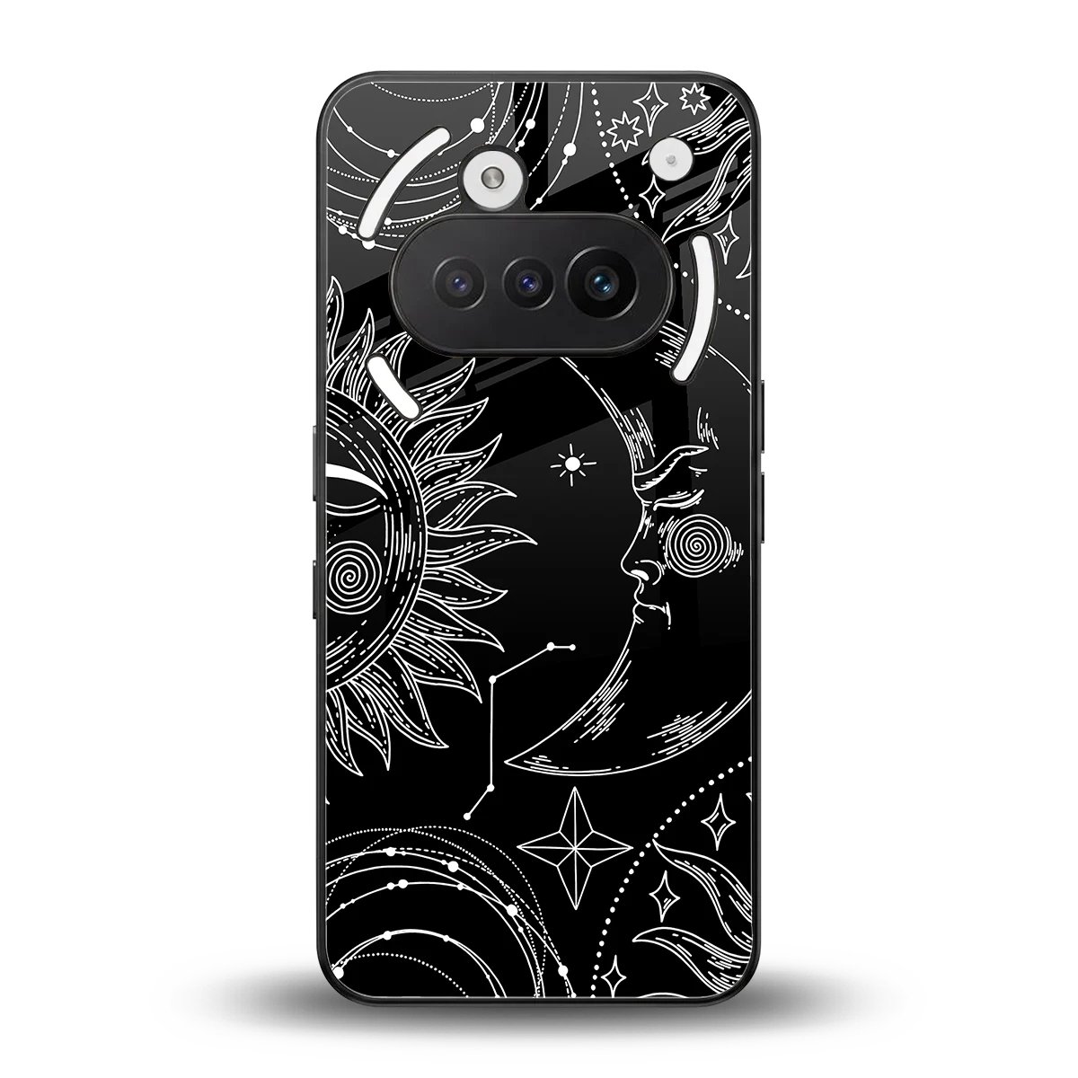 Celestial Duo back phone cover | glass case for nothing phone 3a