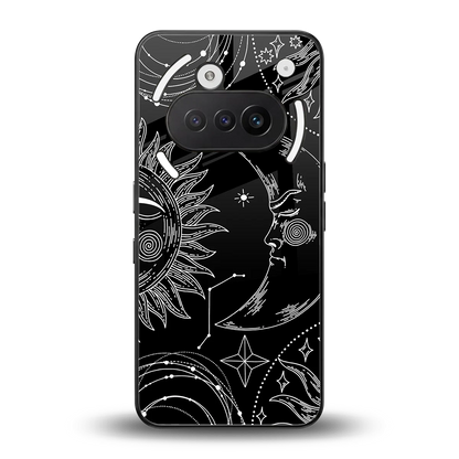 Celestial Duo back phone cover | glass case for nothing phone 3a