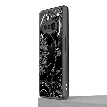 Celestial Duo nothing phone 3a mobile cover | shockproof glass phone case