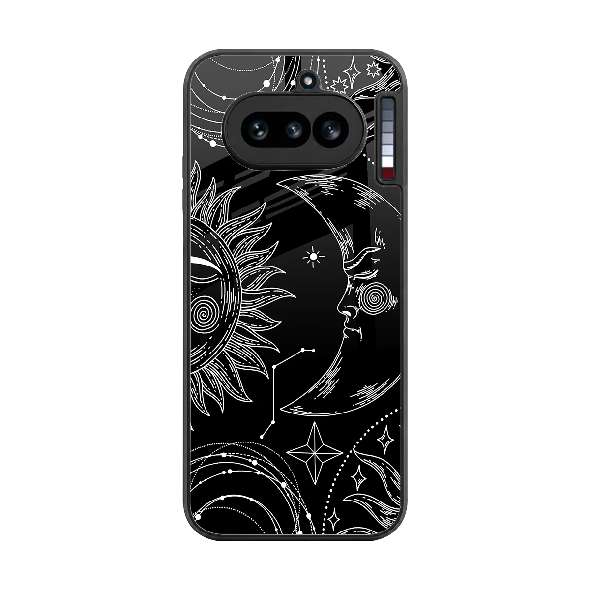 Celestial Duo back phone cover | glass case for nothing phone 4a
