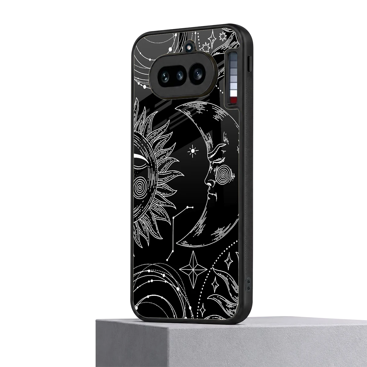 Celestial Duo nothing phone 4a mobile cover | shockproof glass phone case
