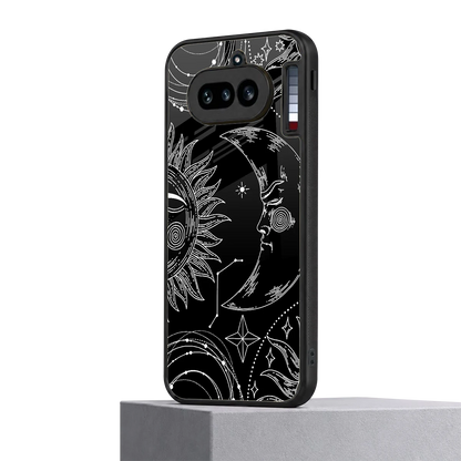 Celestial Duo nothing phone 4a mobile cover | shockproof glass phone case