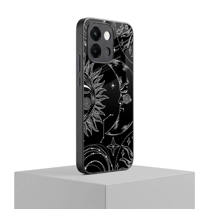 Celestial Duo oneplus 13s mobile cover | shockproof glass phone case