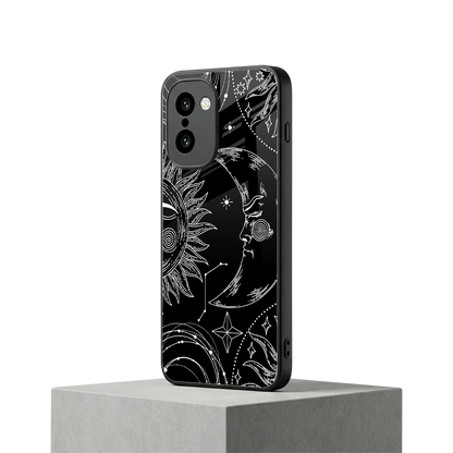 Celestial Duo oneplus 15r mobile cover | shockproof glass phone case