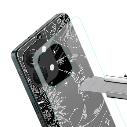 Celestial Duo stylish phone case for oneplus nord 3 | glossy glass and slim fit