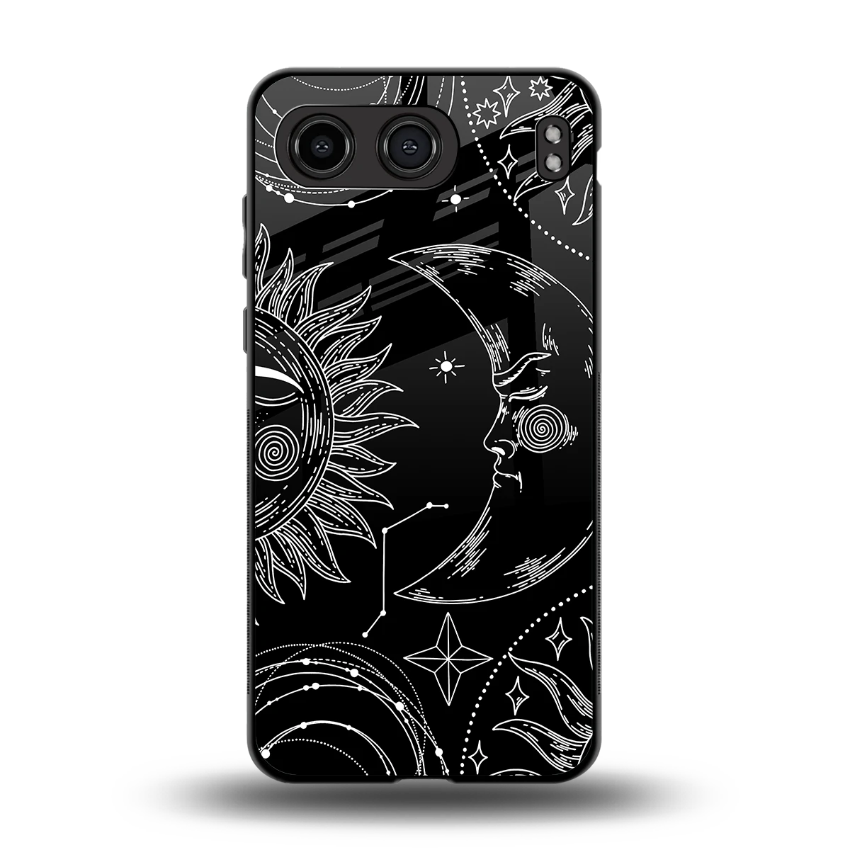 Celestial Duo back phone cover | glass case for oneplus nord 4