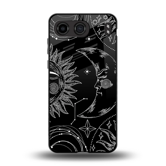 Celestial Duo back phone cover | glass case for oneplus nord 4