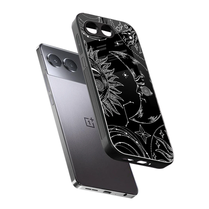 Celestial Duo sleek oneplus nord 4 cover with tempered glass back and TPU edges
