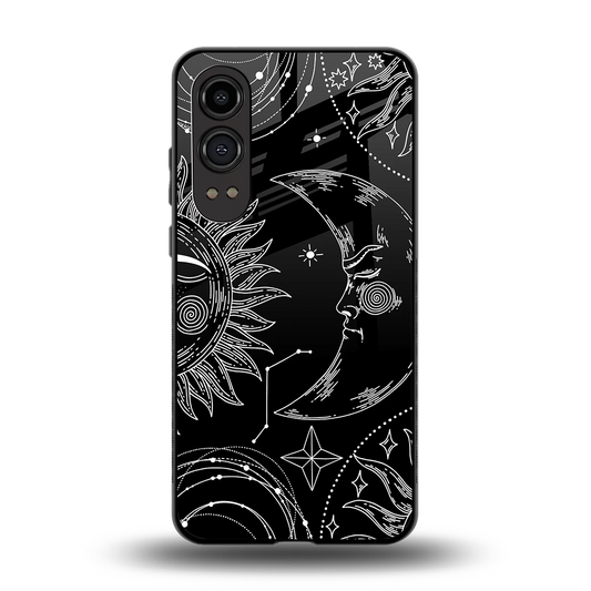 Celestial Duo back phone cover | glass case for oneplus nord ce 4 lite