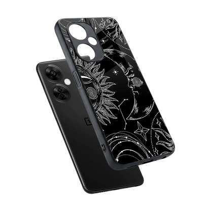 Celestial Duo sleek oneplus nord ce 3 lite cover with tempered glass back and TPU edges