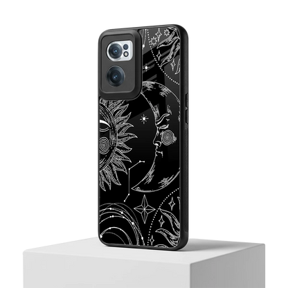 Celestial Duo oneplus nord ce 2 mobile cover | shockproof glass phone case