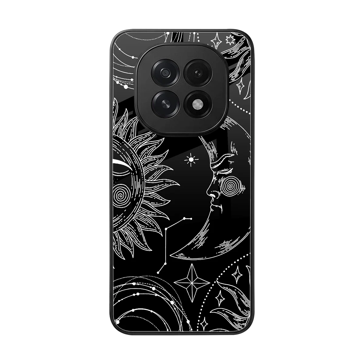 Celestial Duo back phone cover | glass case for oppo f29 5g