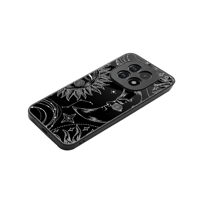 Celestial Duo stylish phone case for oppo f29 5g | glossy glass and slim fit