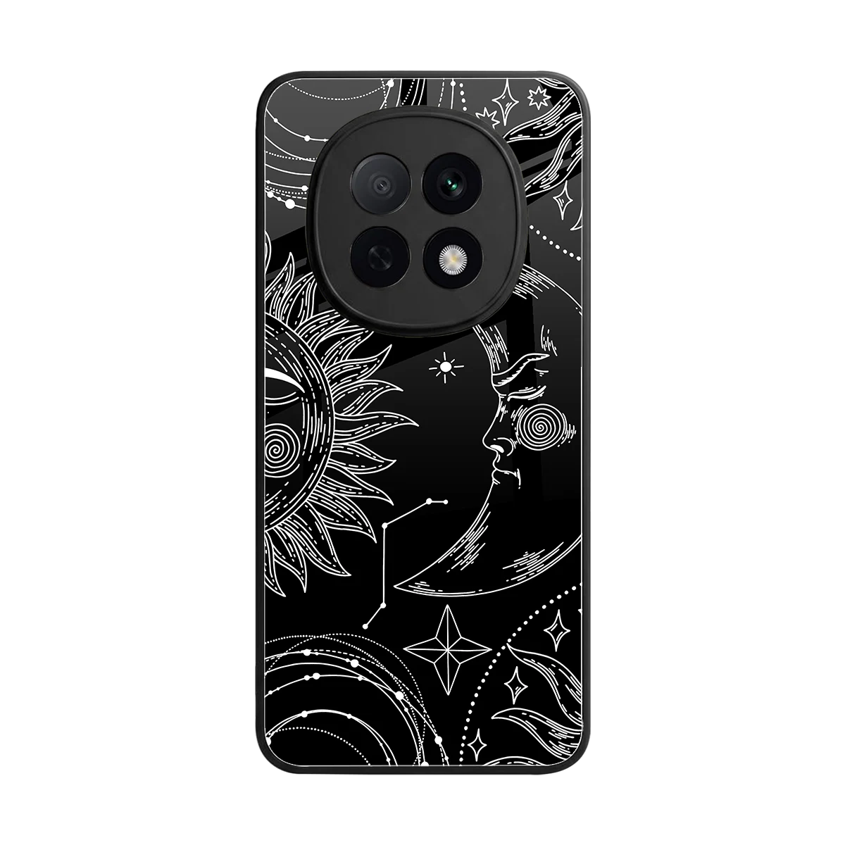 Celestial Duo back phone cover | glass case for oppo f29 pro 5g