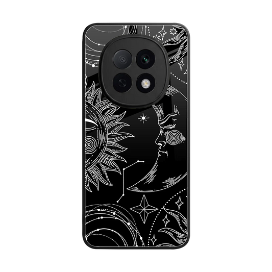 Celestial Duo back phone cover | glass case for oppo f29 pro 5g
