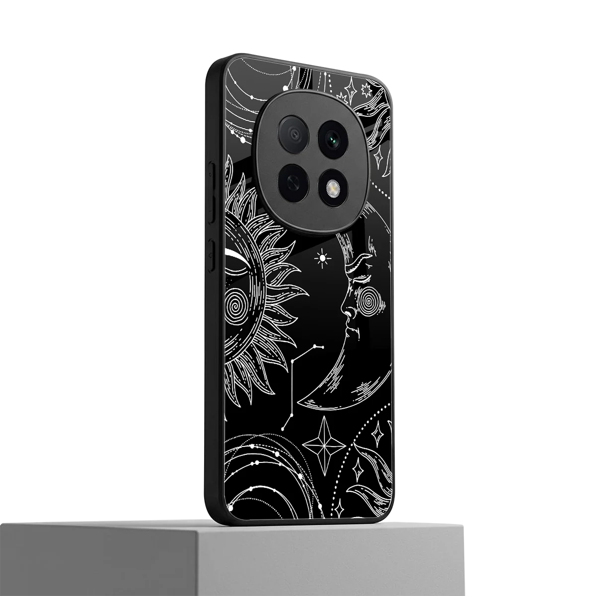 Celestial Duo oppo f29 pro 5g mobile cover | shockproof glass phone case