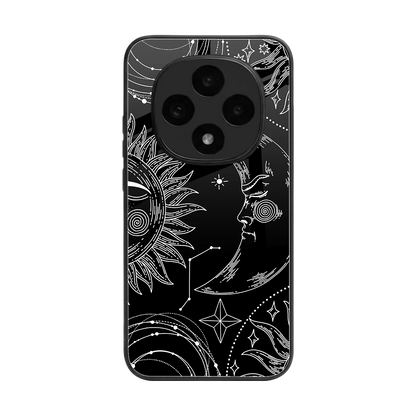 Celestial Duo back phone cover | glass case for oppo f31 pro 5g