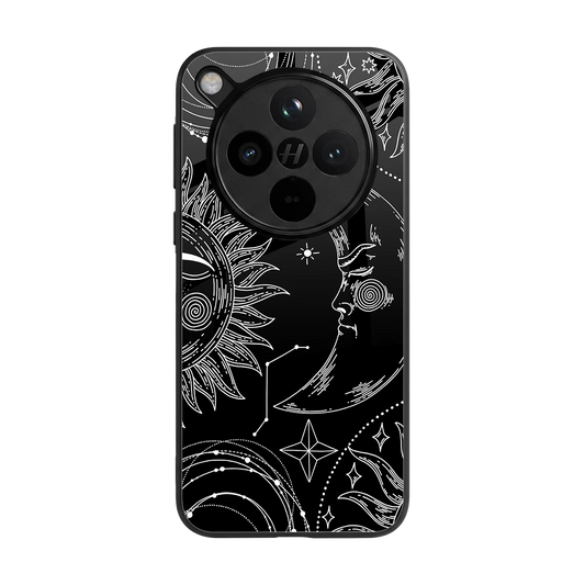 Celestial Duo back phone cover | glass case for oppo find x8