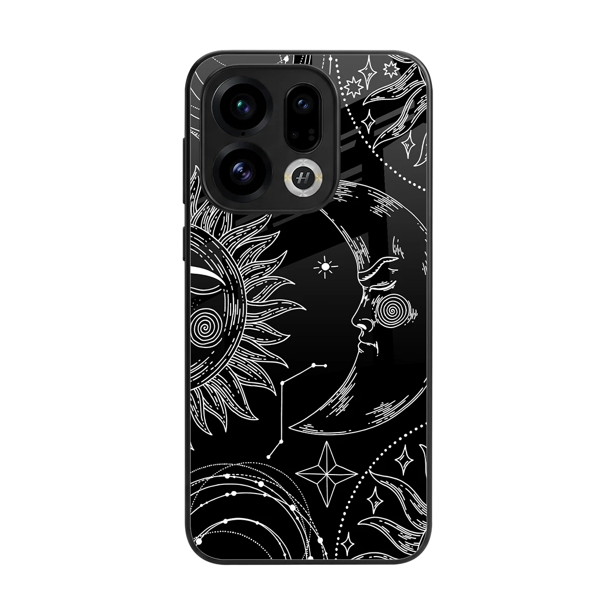 Celestial Duo back phone cover | glass case for oppo find x9