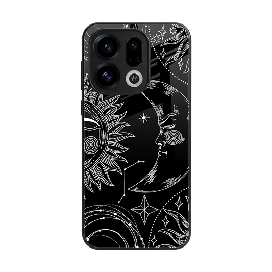 Celestial Duo back phone cover | glass case for oppo find x9