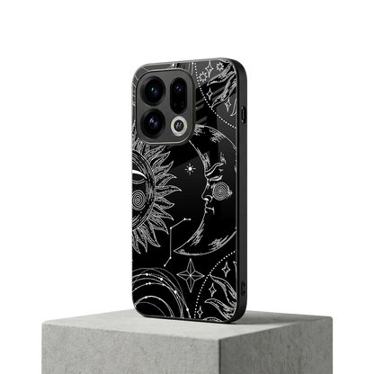 Celestial Duo oppo find x9 mobile cover | shockproof glass phone case