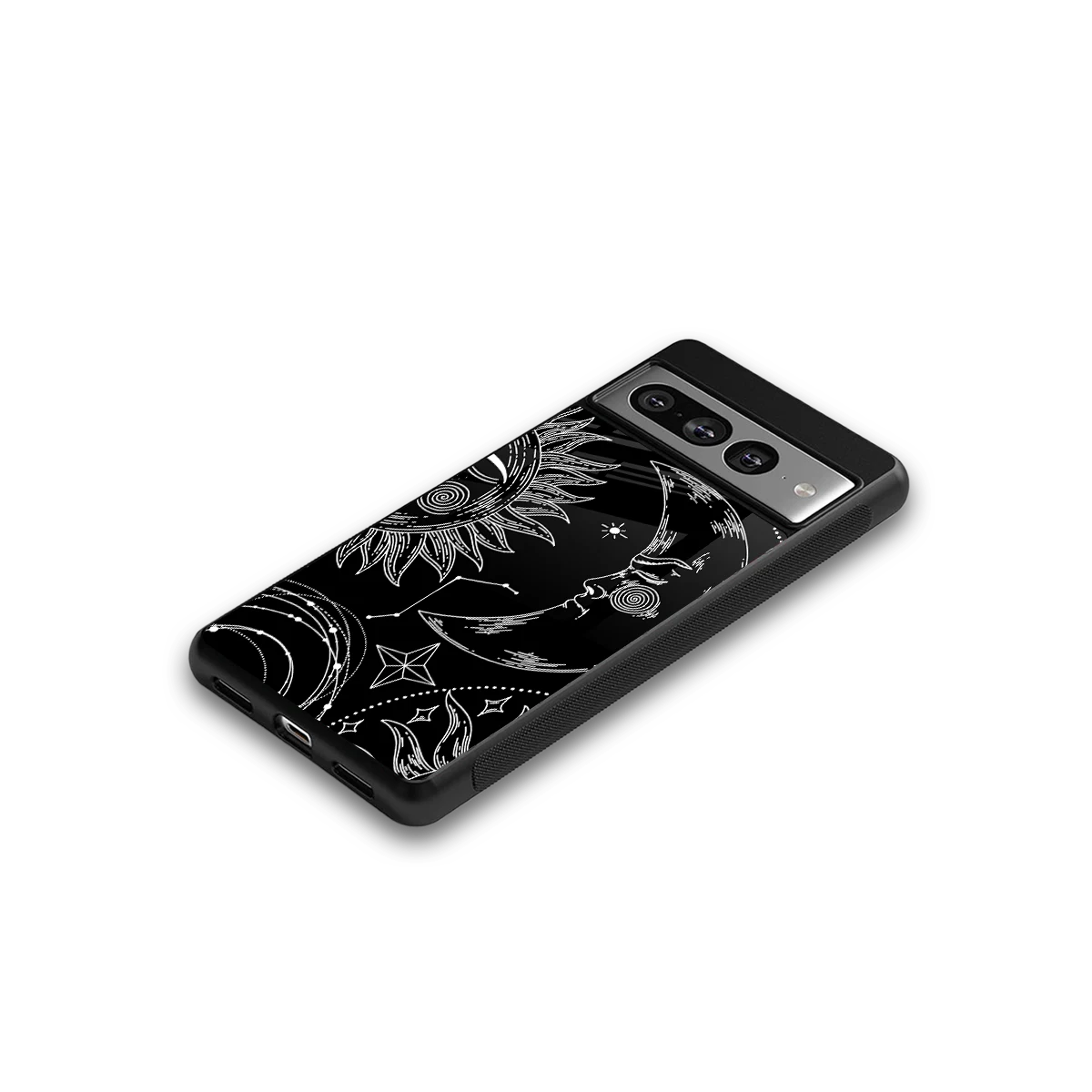 Celestial Duo google pixel 7 pro mobile cover | shockproof glass phone case