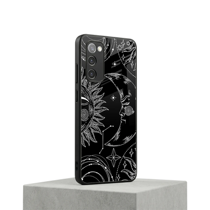 Celestial Duo samsung galaxy s20 fe mobile cover | shockproof glass phone case