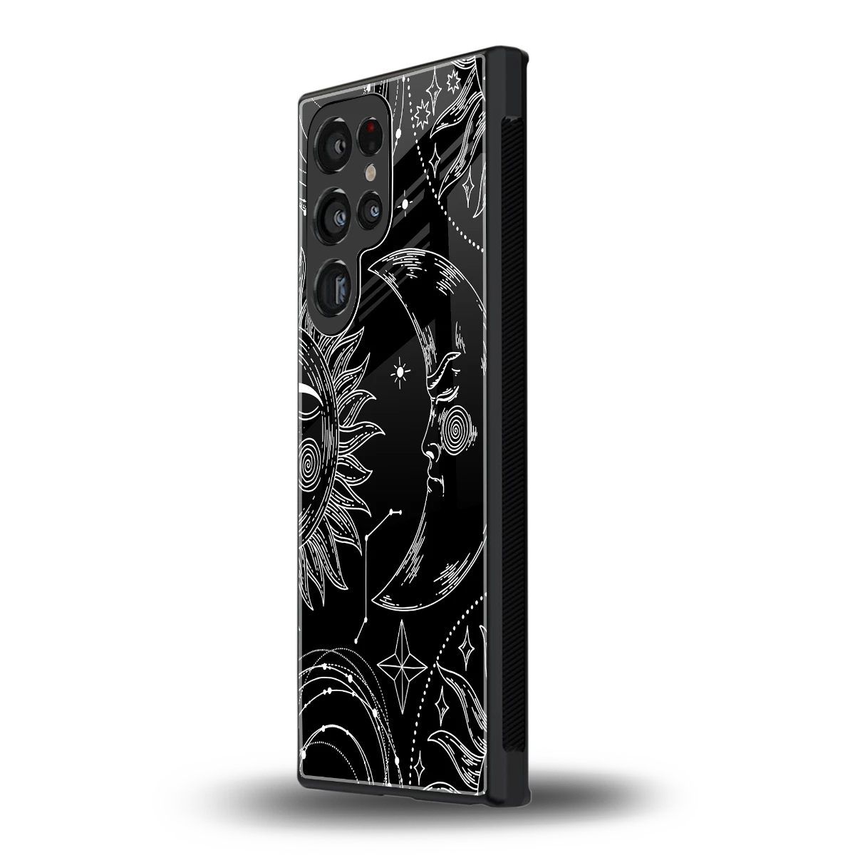 Celestial Duo samsung galaxy s23 ultra mobile cover | shockproof glass phone case