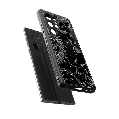 Celestial Duo sleek samsung galaxy s25 ultra cover with tempered glass back and TPU edges