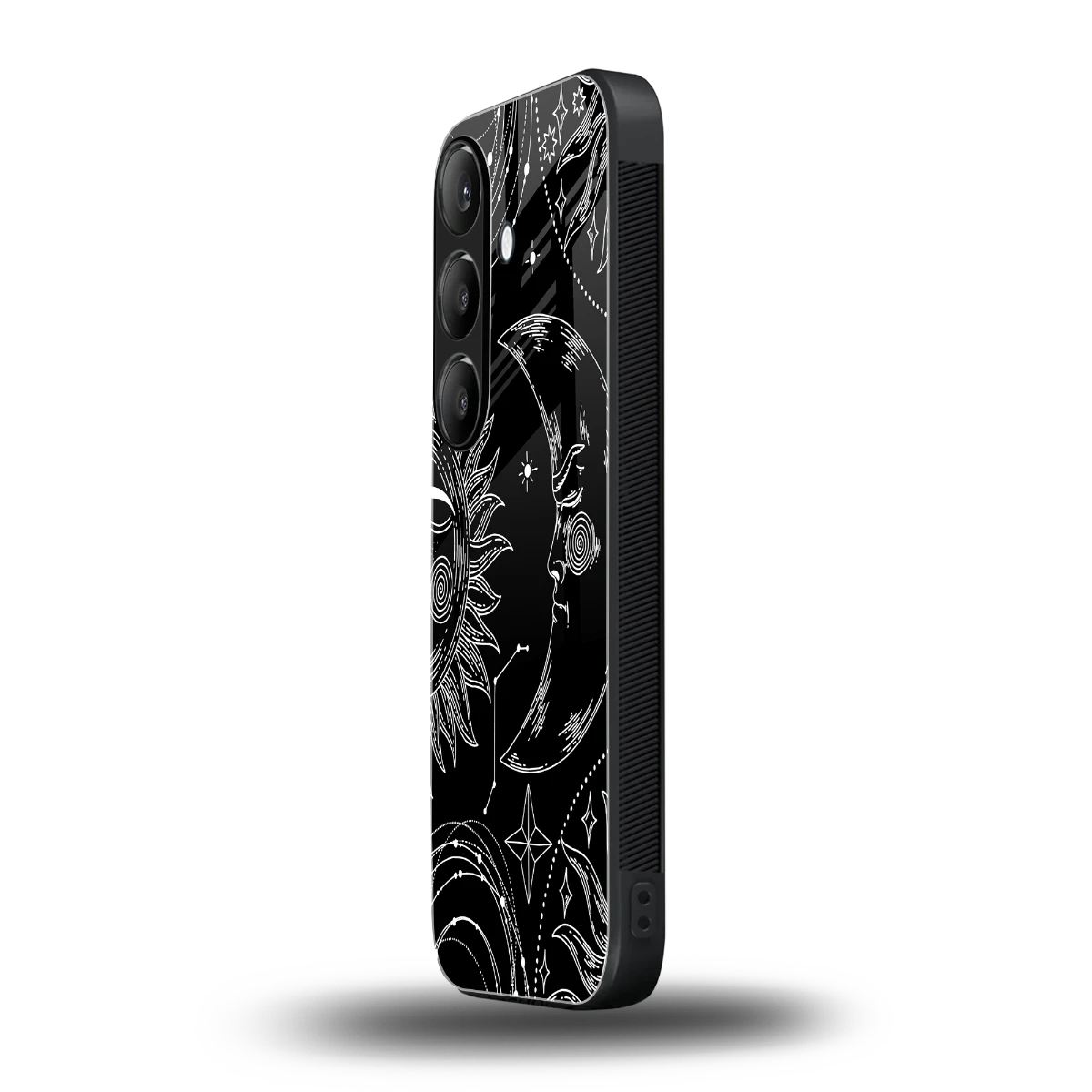 Celestial Duo samsung galaxy s25 mobile cover | shockproof glass phone case