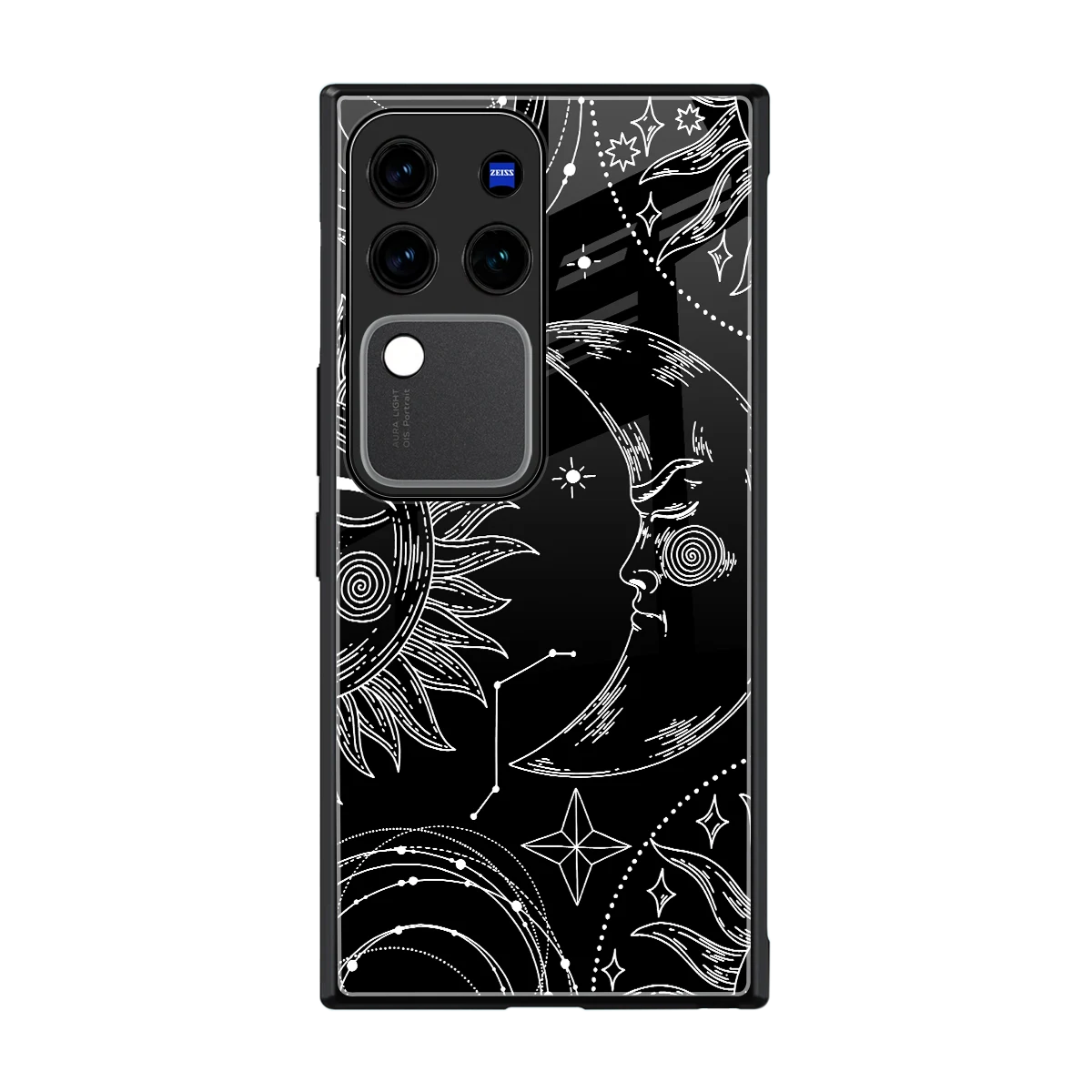 Celestial Duo back phone cover | glass case forvivo v30 pro