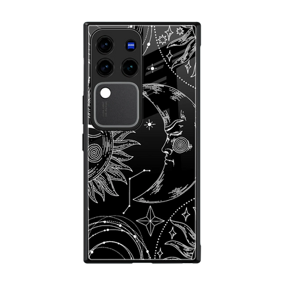 Celestial Duo back phone cover | glass case forvivo v30 pro
