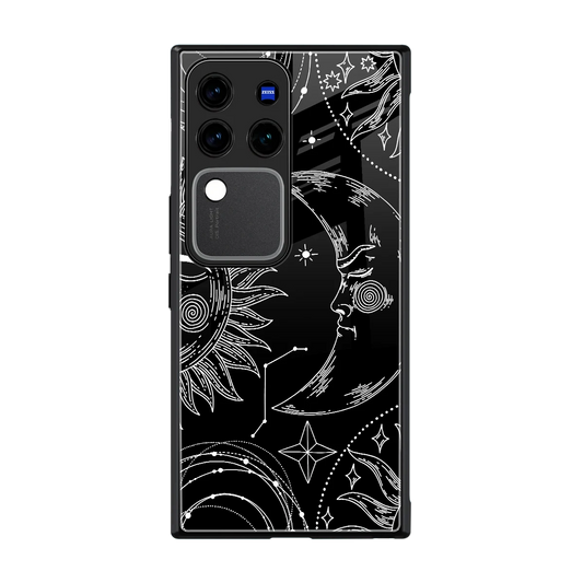 Celestial Duo back phone cover | glass case forvivo v30 pro