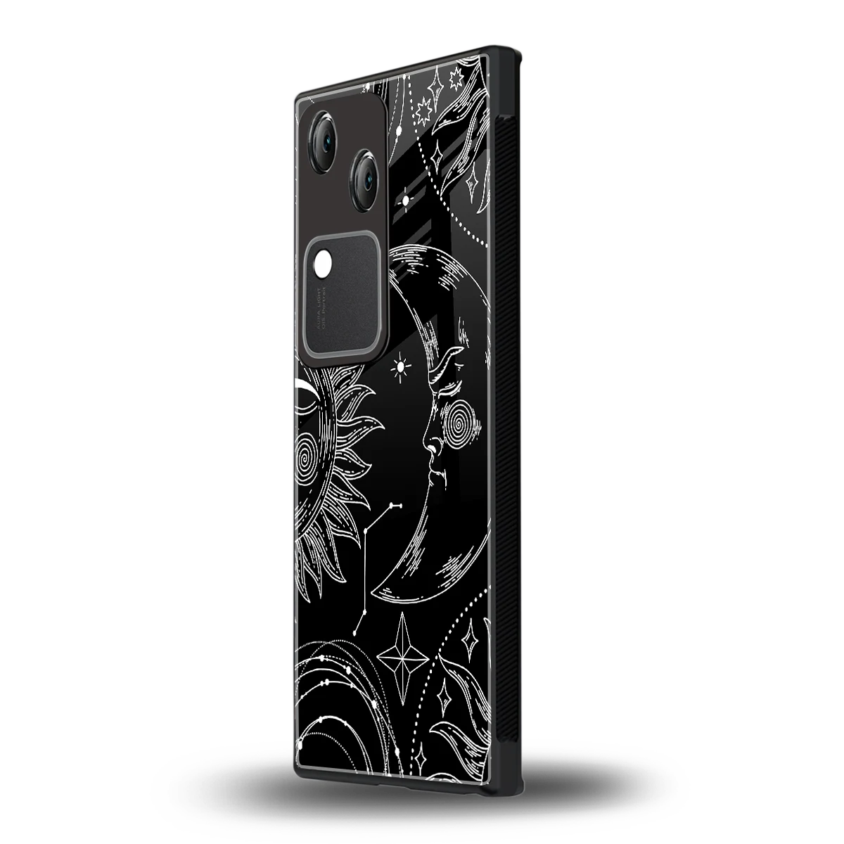 Celestial Duo vivo v30 mobile cover | shockproof glass phone case
