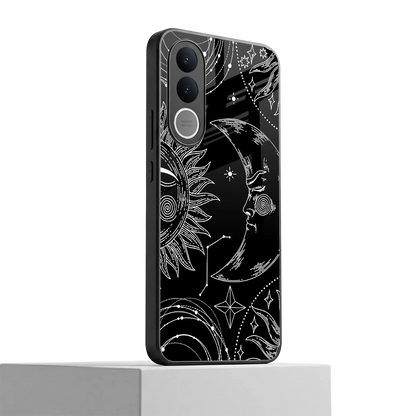 Celestial Duo vivo v70 fe mobile cover | shockproof glass phone case