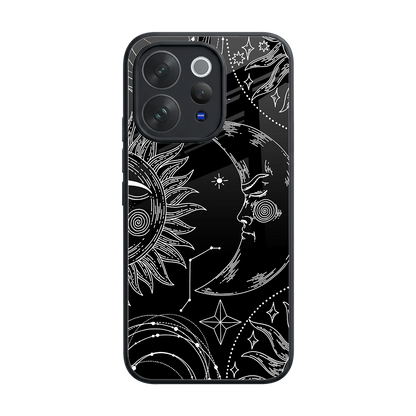 Celestial Duo back phone cover | glass case for vivo v70 elite